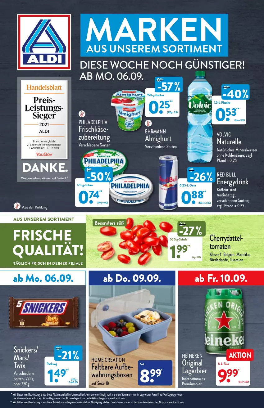 Aktueller Prospekt Aldi Nord - Aldi-Vorschau - von 06.09 bis 11.09.2021 - strona 1