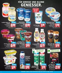 Gazetka promocyjna Hit - Wochenprospekt - Gazetka - ważna od 24.02 do 24.02.2024 - strona 8 - produkty: andechser natur, arla, arla skyr, bärenmarke, becel, Becher, bio, bratwurst, butter, buttermilch, caffè latte, creme, dessert, Dr. Oetker, ehrmann, Ehrmann Grand Dessert, eis, emmi, exquisa, flasche, frucht, früchte, früchten, grütze, gyros, joghur, joghurt, joghurt mild, landliebe, landliebe joghurt, lätta, latte, leine, Like Meat, milch, Müller, natur, naturjoghurt, nuss, pudding, quark, reis, sahne, schlagsahne, schnitzel, Skyr, Ti, weihenstephan, wurst, ZTE