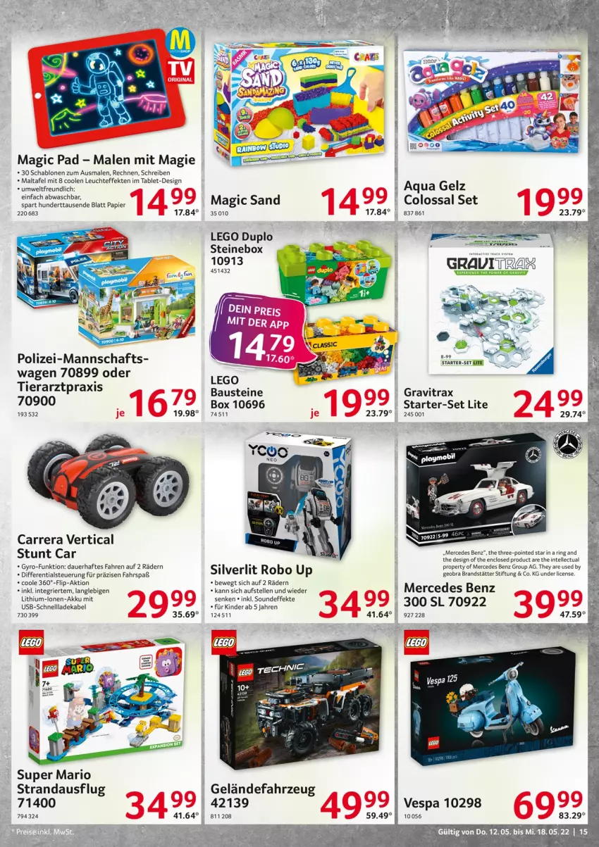 Aktueller Prospekt Selgros - Nonfood - von 12.05 bis 18.05.2022 - strona 15 - produkty: akku, aqua, auer, aust, Bau, Carrera, deka, duplo, elle, Intel, Kinder, ladekabel, LEGO Duplo, Leuchte, Lithium-Lonen-Akku, papier, ring, tablet, tee, Ti, usb