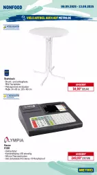 Gazetka promocyjna Metro - Wochen-Angebote Gastro - Gazetka - ważna od 13.09 do 13.09.2025 - strona 20 - produkty: angebot, drucker, HP, latte, Metro, Tastatur, Ti, tisch, tischplatte