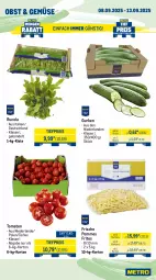 Gazetka promocyjna Metro - Wochen-Angebote Gastro - Gazetka - ważna od 13.09 do 13.09.2025 - strona 8 - produkty: butter, cola, eimer, eis, flasche, frucht, fruchtjoghurt, gurke, gurken, joghur, joghurt, mac, milch, milram, obst, pflanze, pflanzen, Pflanzenfett, pommes, Pommes Frites, reis, rucola, sahne, salakis, Ti, tiefpreis, tisch, tomate, tomaten