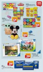 Gazetka promocyjna Rewe - Prospekte - Gazetka - ważna od 27.03 do 27.03.2022 - strona 27 - produkty: aktionspreis, batterie, batterien, burger, disney, eis, Kinder, longlife, Play-Doh, Plüsch, Puzzle, ravensburger, reis, Ti, varta