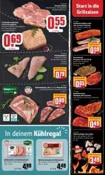 Gazetka promocyjna Rewe - Prospekte - Gazetka - ważna od 27.03 do 27.03.2022 - strona 5 - produkty: aktionspreis, Bau, bauchscheiben, braten, eis, erde, Frische Hähnchen, gewürz, grill, Grillbauch, hähnchenflügel, hähnchenschenkel, henkel, Holz, holzfällersteaks, kasseler, kotelett, krustenbraten, kühlregal, medaillons, nackenkoteletts, Nackensteak, nackensteaks, natur, nuss, pute, regal, reis, saft, schenkel, schinken, schwein, steak, steaks, Ti, tuc, wein