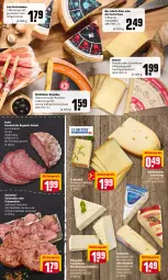 Gazetka promocyjna Rewe - Prospekte - Gazetka - ważna od 27.03 do 27.03.2022 - strona 7 - produkty: aktionspreis, auer, baguette, Bergkäse, cambozola, eis, frucht, gouda, gouda jung, gurke, gurken, hartkäse, holsteiner, Jura, Kaiser, Kaisersülze, Käse, mac, mit zwiebeln, prinzensülze, reis, rouge, rougette, salami, schinken, schnittkäse, schweizer hartkäse, schweizer schnittkäse, Spezi, steiner, Ti, tisch, weichkäse, zwiebel, zwiebeln