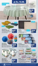 Gazetka promocyjna Aldi Nord - Von Montag - Gazetka - ważna od 17.08 do 17.08.2024 - strona 22 - produkty: beutel, Brei, Crofton, decke, Deckel, dell, elle, frischhaltedosen, gefrierschrank, gin, Kette, kühlschrank, leine, mikrowelle, Mode, natur, Ria, Schrank, spülmaschinen, Ti, Tiere, tisch, tischdecke, ZTE