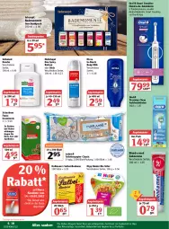 Gazetka promocyjna Globus - Prospekte - Gazetka - ważna od 19.02 do 19.02.2022 - strona 18 - produkty: angebot, angebotspreis, Apotheke, auer, aufsteckbürsten, Bad, bio, blend-a-med, body, bonbons, bürste, bürsten, creme, deo, deo spray, Durex, dusche, eis, elektrische zahnbürste, elle, ente, Gesundheit, hipp, Kinder, Kondome, körperpflege, nivea, oral-b, papier, precision clean, reis, roll-on, Schaebens, sebamed, sonderposten, teller, Ti, toilettenpapier, wein, zahnbürste, zahncreme