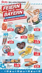 Gazetka promocyjna Famila - Prospekte - Gazetka - ważna od 17.09 do 17.09.2022 - strona 12 - produkty: Alpenhain, auer, axe, baguette, Becher, braten, eis, grill, grillhaxe, Haxe, henglein, hengstenberg, kabanos, kartoffel, Kartoffelklöße, Knödel, Kraut, Laugenstange, meggle, obazda, petersilie, reis, Sauerkraut, senf, Spezi, stube, Ti, wein, Weißwurst, wurst, ZTE