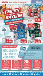 Gazetka promocyjna Famila - Prospekte - Gazetka - ważna od 17.09 do 17.09.2022 - strona 14 - produkty: beko, bier, coupon, coupons, discount, eduscho, eier, eis, elle, flasche, gin, gutschein, gutscheine, Paula, paulaner, reis, ring, Spaten, Tchibo, Ti, ZTE