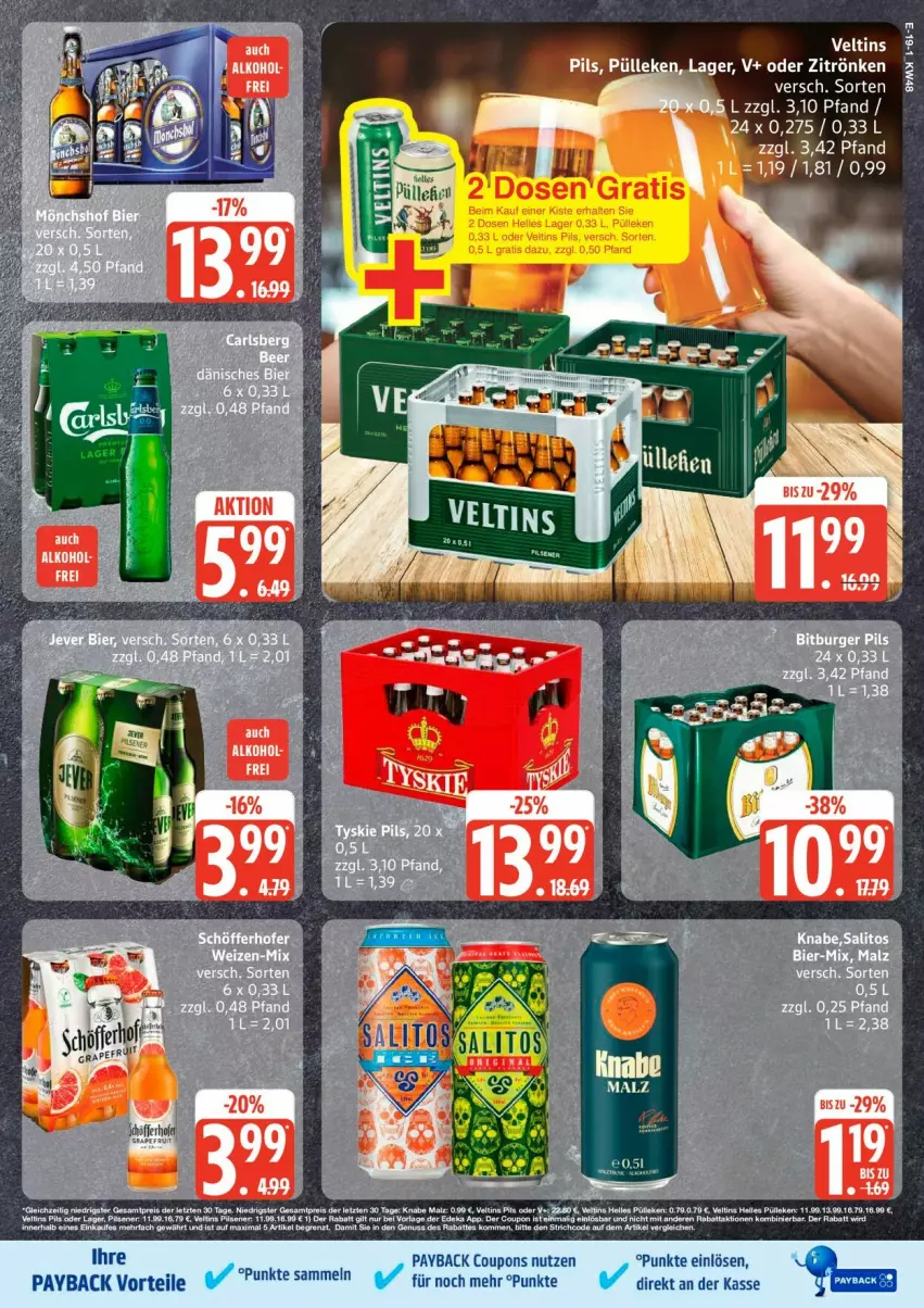 Aktueller Prospekt Edeka - Prospekte - von 24.11 bis 29.11.2025 - strona 25 - produkty: coupon, coupons, elle, payback, Ti, veltins