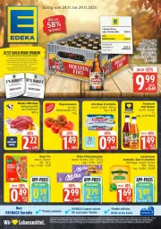 Gazetka promocyjna Edeka - Prospekte - Gazetka - ważna od 29.11 do 29.11.2025 - strona 1 - produkty: arla, arla buko, Astra, bier, Buko, coupon, coupons, deka, frischkäse, frucht, fruchtsaft, holsten, hüftsteak, Käse, knorr, knorr fix, kühlregal, leerdammer, milka, Nektar, payback, regal, rind, rinder, rispentomaten, saft, schoko, schokolade, spitzenqualität, steak, tafelschokolade, tesa, Ti, tomate, tomaten
