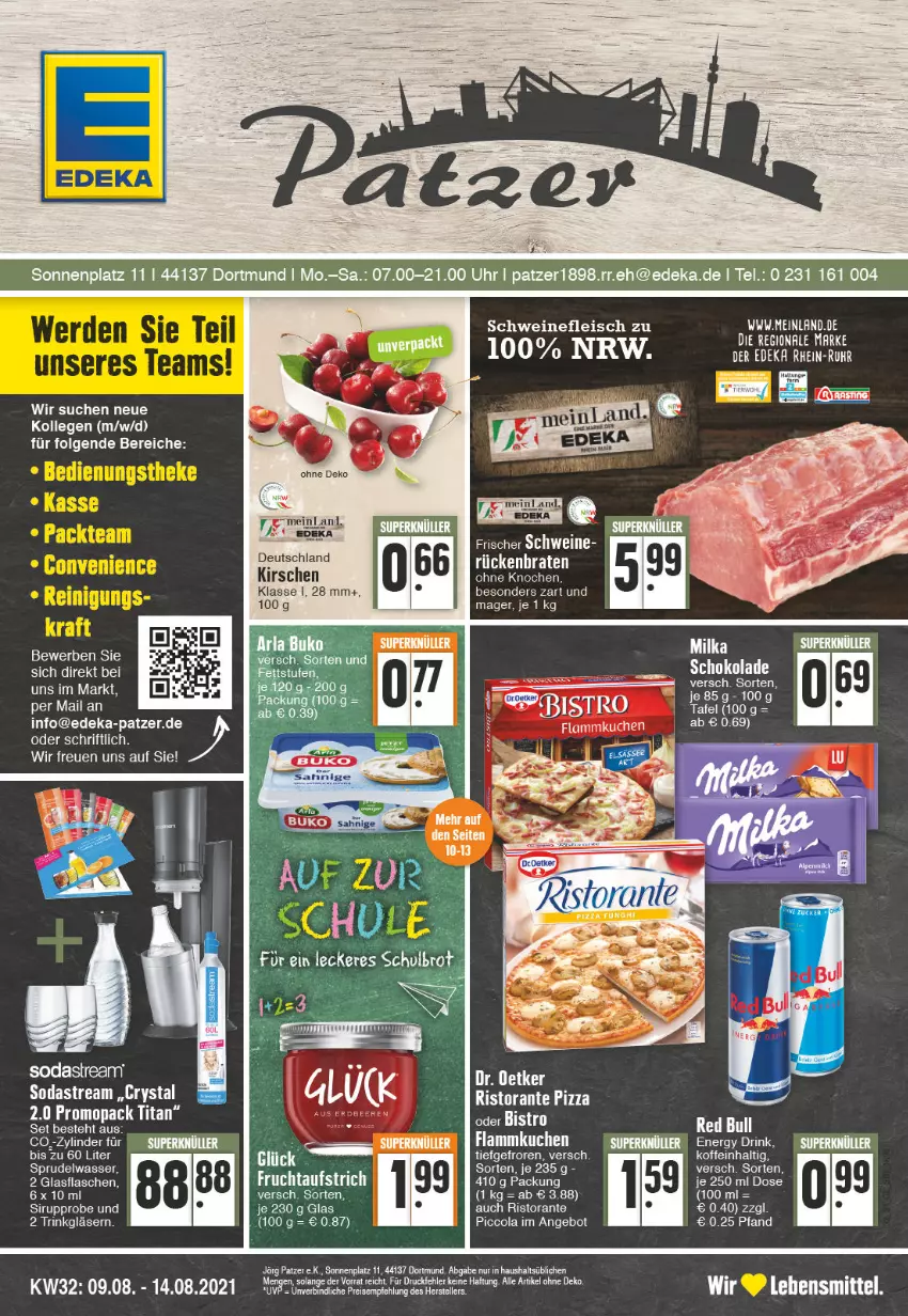 Aktueller Prospekt Edeka - Angebote der Woche - von 09.08 bis 14.08.2021 - strona 1