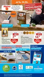 Gazetka promocyjna AldiSud - NÄCHSTE WOCHE - Gazetka - ważna od 24.06 do 24.06.2023 - strona 32 - produkty: aldi, alle artikel ohne dekoration, alpina, angebot, angebote, Bau, Brei, dekoration, drucker, eis, elle, Engel, gin, Holz, holzlasur, HP, kerze, lebensmittel, nuss, papier, Pinsel, reis, Ti, ZTE