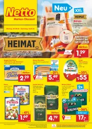 Gazetka promocyjna Netto Marken-Discount - Filial-Angebote - Gazetka - ważna od 10.09 do 10.09.2022 - strona 1 - produkty: angebot, berliner, bestpreis, beutel, bohne, buch, butter, eis, Holz, jacobs, jacobs krönung, joghur, joghurt, kaffee, Kinder, LG, meggle, möhren, ndk, patros, pils, pilsner, reis, ring, Streichzart, Ti, versandkostenfrei, wiener, wiener würstchen, würstchen, ZTE