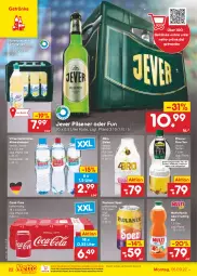 Gazetka promocyjna Netto Marken-Discount - Filial-Angebote - Gazetka - ważna od 10.09 do 10.09.2022 - strona 22 - produkty: Alwa, bestpreis, coca-cola, cola, eis, eistee, frucht, getränk, getränke, jever, jever pilsener, mineralwasser, natürliches mineralwasser, ndk, Paula, paulaner, pfanne, Pfanner, pils, pilsener, reis, Spezi, Spreequell, tee, Ti, versandkostenfrei, vita, vitrex, wasser, zucker