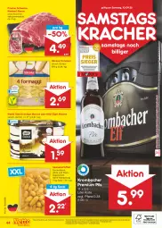 Gazetka promocyjna Netto Marken-Discount - Filial-Angebote - Gazetka - ważna od 10.09 do 10.09.2022 - strona 44 - produkty: after eight, angebot, angebote, bestpreis, discount, eis, hilcona, Holz, kartoffel, kartoffeln, Knackige Mousse, kracher, krombache, krombacher, marken-discount, mousse, ndk, nestlé, pils, premium pils, reis, sac, schwein, schweine, schweinenacken, speisekartoffeln, Ti, torte, tortelloni, versandkostenfrei, wein, weine, ZTE