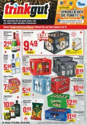 Gazetka promocyjna Trinkgut - Prospekte - Gazetka - ważna od 28.12 do 28.12.2024 - strona 1 - produkty: alkohol, Alwa, Bad, chips, chipsfrisch, coca-cola, cola, deka, ecco, eis, ente, Extaler, fanta, flasche, frucht, fruchtsecco, funny-frisch, Germ, getränk, getränke, hasseröder, jägermeister, kleiner klopfer, könig pilsener, leine, mars, Meister, mineralwasser, monte, natur, payback, pils, pilsener, rotkäppchen, sekt, Spezi, sprite, Sprudel, Ti, wasser, wodka