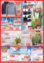 Gazetka promocyjna - Prospekte - Gazetka - ważna od 12.07 do 12.07.2025 - strona 6 - produkty: Anhänger, Bau, baumwolle, Becher, fisch, fische, Fischer, Gläser, Holz, Muscheln, natur, tee, Teelicht, teelichthalter, Ti, tisch, Tischset, topf, walser, windlicht, wolle