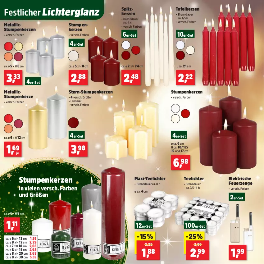 Aktueller Prospekt Thomas Philipps - von 24.11 bis 29.11.2025 - strona 4 - produkty: auer, Feuerzeug, kerze, tee, Teelicht, teelichte