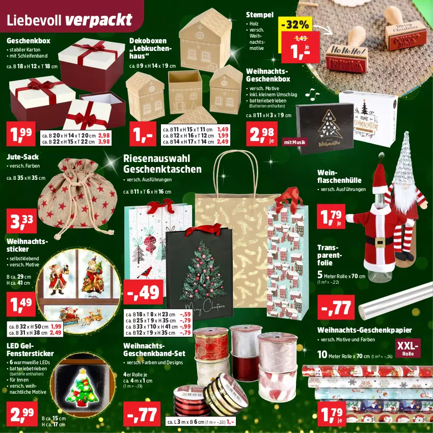 Aktueller Prospekt Thomas Philipps - von 24.11 bis 29.11.2025 - strona 6 - produkty: batterie, batterien, fenster, flasche, Geschenkbox, Geschenkpapier, Geschenktasche, Holz, kuchen, Lebkuchen, leds, leine, papier, sac, Tasche, taschen, Ti, wein