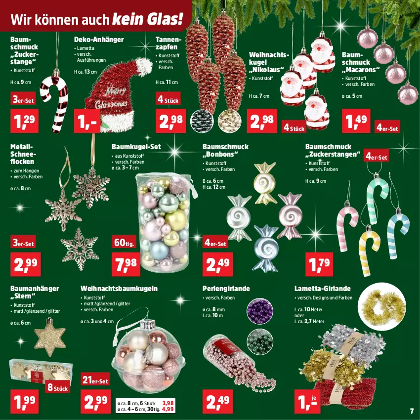 Aktueller Prospekt Thomas Philipps - von 24.11 bis 29.11.2025 - strona 9 - produkty: Anhänger, Bau, Baumkugel, Baumschmuck, bonbons, Girlande, Kugel, Lametta, LG, mac, Macarons, Mett, perlen, Schmuck, Weihnachtsbaum, zucker