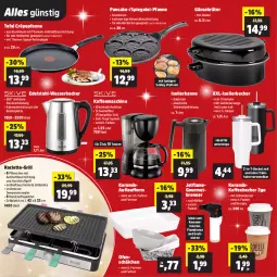 Gazetka promocyjna Thomas Philipps - Gazetka - ważna od 29.11 do 29.11.2025 - strona 18 - produkty: Becher, bier, Biere, Bodenplatte, decke, Deckel, edelstahl, getränk, getränke, grill, grillplatte, herdarten, isolierbecher, isolierkanne, kaffee, kaffeebecher, kaffeemaschine, karamell, Kocher, latte, Lusti, Ofen, pfanne, rwe, Signal, spachtel, spiegel, tasse, tefal, Ti, tisch, wasser, wasserkocher, WICK