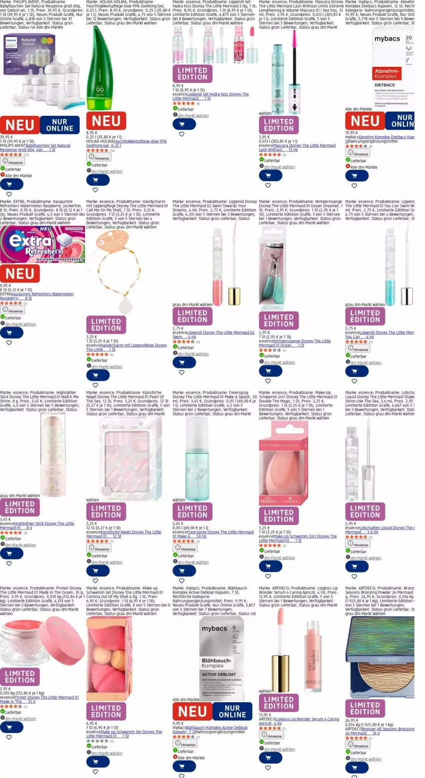 Aktueller Prospekt Dm Drogerie - Prospekte - von 06.04 bis 15.04.2026 - strona 13 - produkty: Bau, disney, eis, flasche, Handy, kakao, kaugummi, LG, Lipgloss, Lippenpflege, make up, Make-up, Mascara, natur, natura, Philips, raspberry, reis, ring, rum, schwamm, Serum, shake, tee, Ti, Yo, zucker