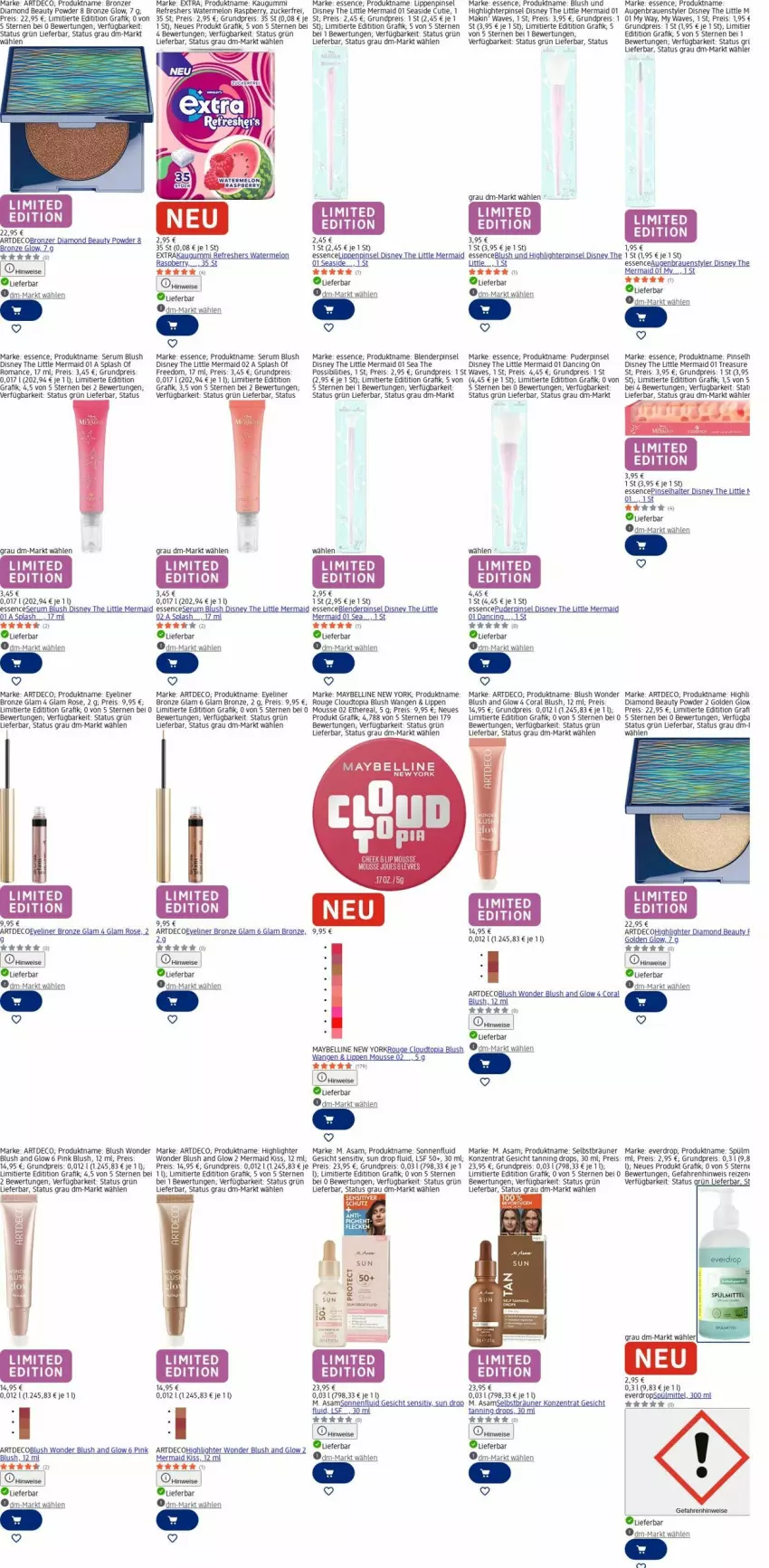 Aktueller Prospekt Dm Drogerie - Prospekte - von 06.04 bis 15.04.2026 - strona 14 - produkty: akku, Blender, cin, Coral, disney, eis, Eyeliner, kaugummi, Maybelline, mousse, Oral B, Pinsel, raspberry, reis, rouge, rum, Serum, shake, spülmittel, Ti, uhu, Yo, zucker