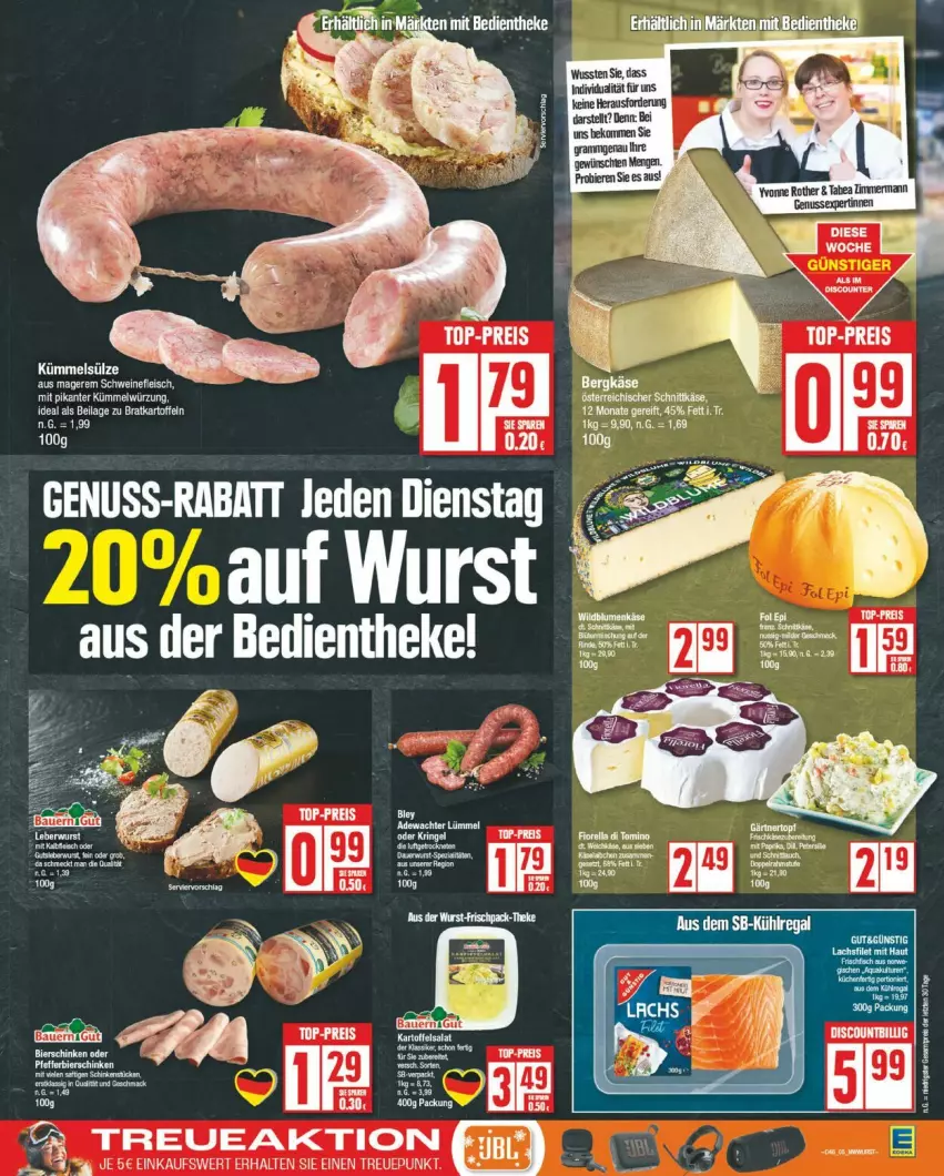 Aktueller Prospekt Edeka - Prospekte - von 11.11 bis 16.11.2024 - strona 5 - produkty: bier, bierschinken, eier, eis, fleisch, ilag, kartoffel, kartoffeln, reis, ring, schinken, schwein, schweine, schweinefleisch, Ti, top-preis, wein, weine