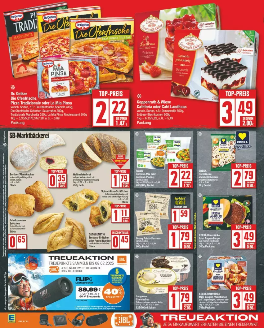 Aktueller Prospekt Edeka - Prospekte - von 11.11 bis 16.11.2024 - strona 6 - produkty: asti, brot, brötchen, burger, eis, Käse, kiri, Meister, papier, Plunder, Schiffchen, spinat, Ti, weltmeisterbrot