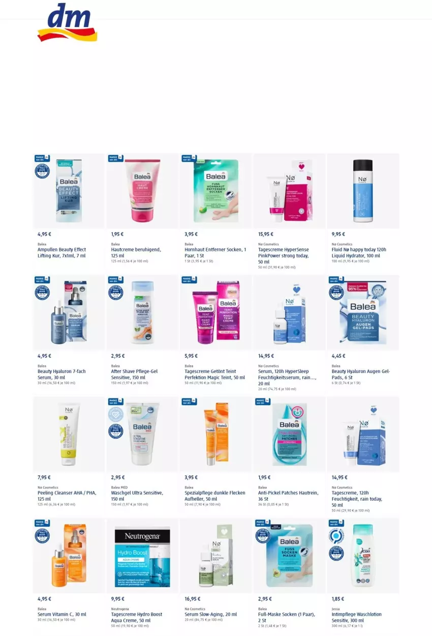 Aktueller Prospekt Dm Drogerie - Prospekte - von 24.02 bis 02.03.2022 - strona 3 - produkty: after shave, aqua, creme, Effect, elle, gin, Heu, hyaluron, Intimpflege Waschlotion, Lotion, Maske, Peeling, Persen, rum, Serum, socken, Spezi, tagescreme, Ti, vita, Vitamin C, waschgel, Waschlotion