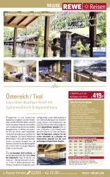 Gazetka promocyjna Rewe Reisen - Reiseprospekt - Gazetka - ważna od 28.10 do 28.10.2022 - strona 32 - produkty: aust, axe, Bad, Bademantel, Bau, bett, Brei, buch, dusche, eier, eis, feinschmecker, getränk, Holz, inklusivleistungen, Mantel, Mode, pool, rama, reis, salat, Ti, uhr, wellnessbereich, Wild