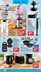 Gazetka promocyjna Aldi Nord - Von Montag - Gazetka - ważna od 23.08 do 23.08.2025 - strona 16 - produkty: ambia, bratpfanne, Crofton, decke, Deckel, dell, edelstahl, eier, Eierkocher, elle, geschirr, gin, grill, Grillpfanne, herdarten, kaffee, kaffeemaschine, Kocher, küche, Küchen, küchenmaschine, latte, Mixer, Mode, pfanne, Ria, saft, sandwich, Schal, Schale, smoothie, spülmaschinen, stabmixer, Ti, toast, toaster, wasser, wasserkocher, wok, Zitruspresse, ZTE