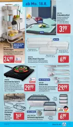 Gazetka promocyjna Aldi Nord - Von Montag - Gazetka - ważna od 23.08 do 23.08.2025 - strona 17 - produkty: ambia, aufbewahrungsbox, auto, Bad, besteck, Crofton, dell, edelstahl, eis, elle, gabel, Germ, gin, glaskeramik, HP, kaffee, Kinder, küche, kuchen, Küchen, küchenrolle, küchenrollen, kühlschrank, latte, Löffel, messer, Mode, Ria, schneidebrett, Schrank, Servierwagen, spülmaschinen, tasse, Ti, tisch, topf, überhitzungsschutz, wein, ZTE