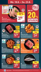 Gazetka promocyjna Aldi Nord - Von Montag - Gazetka - ważna od 23.08 do 23.08.2025 - strona 4 - produkty: braten, brustfilet, eis, elle, filet, filets, fleisch, forelle, geschnetzeltes, gewürz, grill, gyros, hackfleisch, Hähnchen-Innenfilets, küche, Küchen, lachs, marinade, Nackensteak, nackensteaks, paprika, pute, Putenhackfleisch, rel, rind, schinken, schwein, schweine, steak, steaks, Ti, wein, weine, Zelt