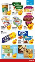 Gazetka promocyjna Penny - Prospekte - Gazetka - ważna od 19.03 do 19.03.2022 - strona 7 - produkty: activia, almighur, almighurt, Becher, bounty, dessert, ehrmann, Ehrmann Grand Dessert, früchte, joghur, joghurt, mac, milch, milky way, smarties, snack, starbucks, Ti, vanille