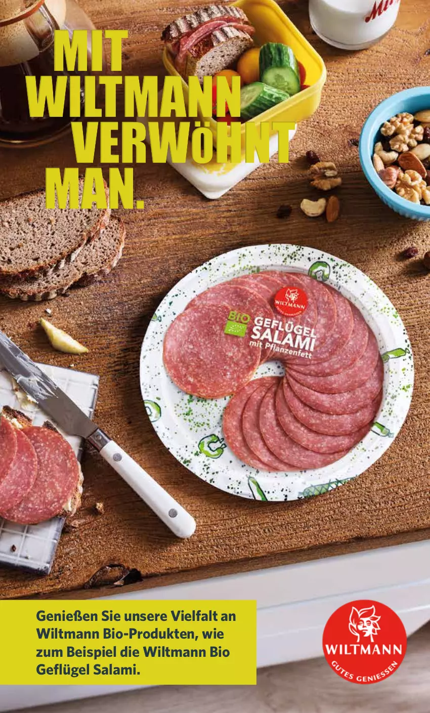 Aktueller Prospekt Combi - Prospekte - von 09.10 bis 14.10.2023 - strona 7 - produkty: bio, eis, Geflügel, salami, wiltmann