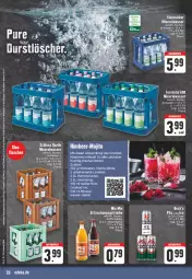 Gazetka promocyjna Edeka - Angebote der Woche - Gazetka - ważna od 30.09 do 30.09.2023 - strona 20 - produkty: Alwa, beere, beeren, cocktail, crushed ice, drink, drinks, eis, elle, flasche, Forstetal, frucht, getränk, getränke, glasflasche, himbeer, himbeere, himbeeren, limette, limetten, Mett, metten, mineralwasser, minze, Mio Mio, reis, rohrzucker, rum, sirup, Steinsieker, Ti, wasser, ZTE, zucker