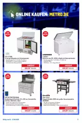 Gazetka promocyjna Metro - Online: Wochen-Angebote - Gazetka - ważna od 27.04 do 27.04.2025 - strona 2 - produkty: angebot, auto, Behälter, char-broil, decke, Deckel, edelstahl, eis, Elektro, ente, gasgrill, grill, grillplatte, Holz, holzkohle, holzkohlegrill, Kohlegrill, latte, liebherr, Metro, rum, schutzhülle, thermometer, Ti, tisch