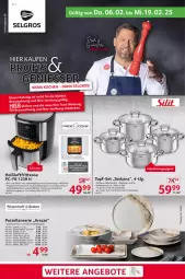 Gazetka promocyjna Selgros - Non Food - Gazetka - ważna od 19.02 do 19.02.2025 - strona 1 - produkty: auto, decke, Deckel, dessert, Dessertteller, edelstahl, eis, elle, fritteuse, Glasdeckel, Heißluftfritteuse, latte, LG, Mett, mikrowelle, reis, Ria, Schal, Schale, spülmaschinen, teller, thermostat, Ti, Tiere, topf, topf-set