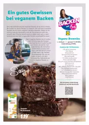 Gazetka promocyjna Lidl - Vegan Magazin - Gazetka - ważna od 05.02 do 05.02.2023 - strona 17 - produkty: alesto, aust, banane, bananen, bio, blume, blumen, brownie, brownies, Cashew, cashewkerne, drink, espresso, gin, hafer, Haferdrink, kakao, kuchen, lebensmittel, mac, margarine, meersalz, mehl, reifen, rel, rezept, rezepte, Ria, rohrzucker, salz, schoko, schokolade, sonnenblume, sonnenblumen, Ti, torte, type 405, vanille, vita, wasser, weizenmehl, zucchini, zucker