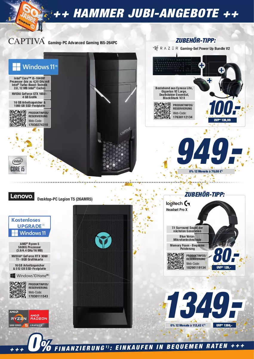 Aktueller Prospekt Expert Aurich - Prospekte - von 01.01 bis 07.01.2022 - strona 18 - produkty: angebot, angebote, Desktop-pc, festplatte, gaming-pc, geforce, gtx, Headset, Intel, lack, latte, nvidia, nvidia geforce, rtx, ryzen, ssd, Ti