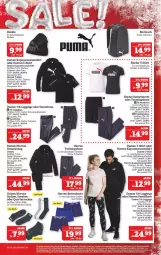 Gazetka promocyjna Marktkauf - Prospekt - Gazetka - ważna od 15.01 do 15.01.2022 - strona 31 - produkty: Anzug, Beanie, damen t-shirt, dell, eis, gin, hose, Kapuzensweatshirt, Kinder, leggings, Mode, puma, retroshorts, rucksack, sac, shirt, shorts, sneaker, socken, Sweathose, Sweatshirt, sweatshorts, T-Shirt, Trainingshose