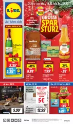 Gazetka promocyjna Lidl - Aktionsprospekt - Gazetka - ważna od 24.12 do 24.12.2022 - strona 1 - produkty: angebot, angebote, Bad, bett, bio, butter, caffè crema, eis, Gläser, irische butter, kerrygold, kissen, kopfkissen, lavazza, rotkäppchen, saft, sekt, steppbett, Ti, valensina