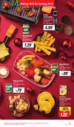 Gazetka promocyjna Lidl - Aktionsprospekt - Gazetka - ważna od 24.12 do 24.12.2022 - strona 15 - produkty: ananas, angebot, eis, mais, Mixed Pickles, pfeffer, Pfeffermühle, reis, saft, Silberzwiebel, Ti, ZTE, zwiebel, zwiebeln