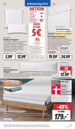 Gazetka promocyjna Lidl - Aktionsprospekt - Gazetka - ważna od 24.12 do 24.12.2022 - strona 39 - produkty: angebot, auer, bett, decke, dell, eis, elle, ente, Ergee, federkern, kissen, kopfkissen, Liege, mab, matratze, matratzen, meradiso, mikrofaser, Mode, reis, rwe, steppbett, Tasche, taschen, Ti, Trockner, ZTE