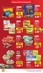 Gazetka promocyjna Lidl - Aktionsprospekt - Gazetka - ważna od 24.12 do 24.12.2022 - strona 4 - produkty: actimel, Alpenhain, aufstrich, babybel, brot, brotaufstrich, danone, eis, finesse, Golden Longs, herta, herta finesse, leerdammer, mccain, mini babybel, ndk, nestlé, obazda, preisvorteil, reis, Schal, Schale, smarties, Ti