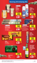 Gazetka promocyjna Lidl - Aktionsprospekt - Gazetka - ważna od 24.12 do 24.12.2022 - strona 51 - produkty: angebot, Bona, dell, eis, elle, gin, konfitüre, kräuter, Meßmer, Milbona, mint, natur, Nescafé, nestlé, Pinot, pinot grigio, reis, sahne, smarties, tee, teller, Ti, wein, Weißwein, zentis, ZTE