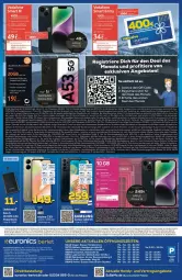 Gazetka promocyjna Euronics - Prospekte - Gazetka - ważna od 18.01 do 18.01.2023 - strona 10 - produkty: angebot, angebote, auer, Bau, bier, Brei, eis, elle, Handy, intenso, iphone, LG, Rauch, reis, rel, rwe, Samsung, smartphone, smartphones, Surf, tee, telefon, Ti, Tiere, uhr, usb, vodafone, Zelt