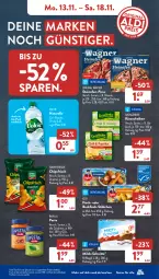 Gazetka promocyjna AldiSud - NÄCHSTE WOCHE - Gazetka - ważna od 18.11 do 18.11.2023 - strona 7 - produkty: aldi, backfisch, barilla, chips, chipsfrisch, eis, elle, ferrero, fisch, fische, Fischer, flasche, funny-frisch, gin, grünländer, iglo, Käse, käsescheiben, milch, milch-schnitte, natur, Ofen, original wagner, pesto, pizza, reis, rel, riegel, Schere, steinofen, thunfisch, Ti, volvic, wagner