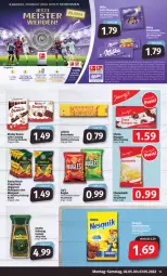 Gazetka promocyjna Markant - Prospekte - Gazetka - ważna od 07.05 do 07.05.2022 - strona 13 - produkty: auer, ball, beutel, bugles, butter, butterkeks, chips, chipsfrisch, Funny Frisch, jacobs, keks, Kinder, kinder bueno, leibniz, mais, milka, Ti
